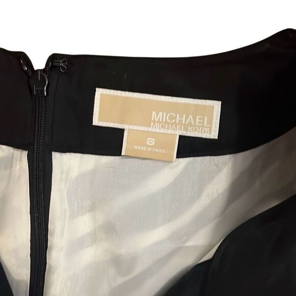 Michael Kors zebra print shift dress size 6 - Picture 2 of 3